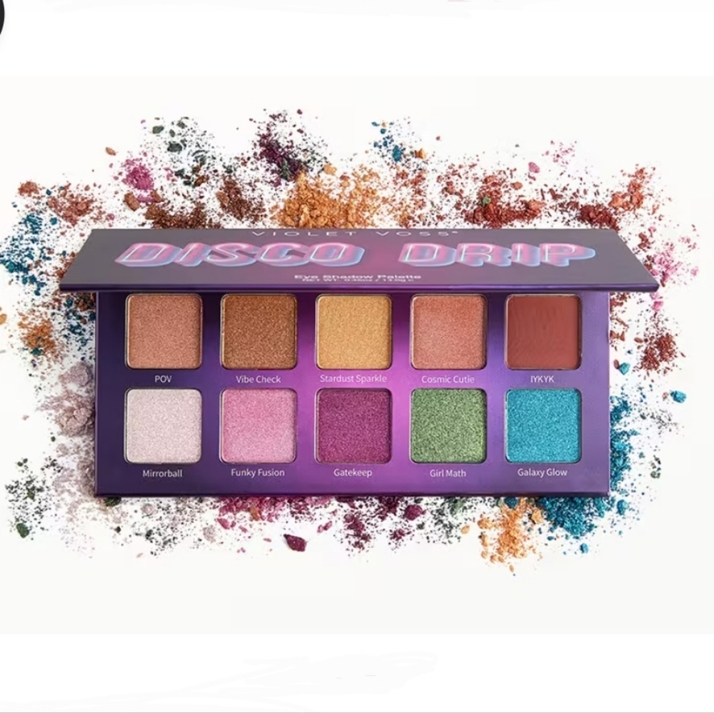 Disco Drip Eyeshadow Palette - Vibrant Multi-Color